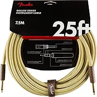 Vista 56 de Fender 10-Foot Professional Instrument Cable, Straight-Angle, Desert Camo - 2 Pack