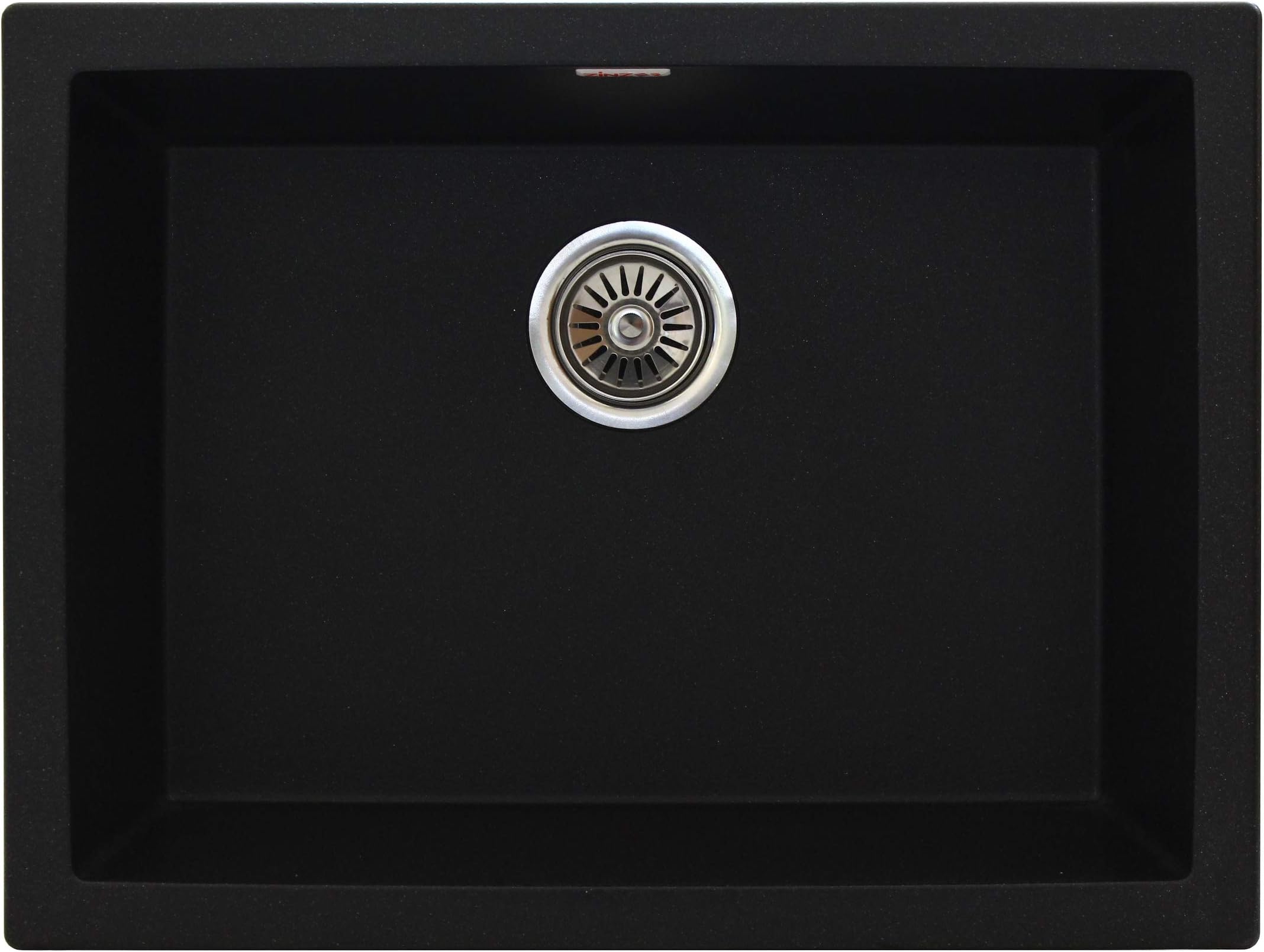 Granite, Quartz Kitchen Sink, 24 x 18, Matt Black Color