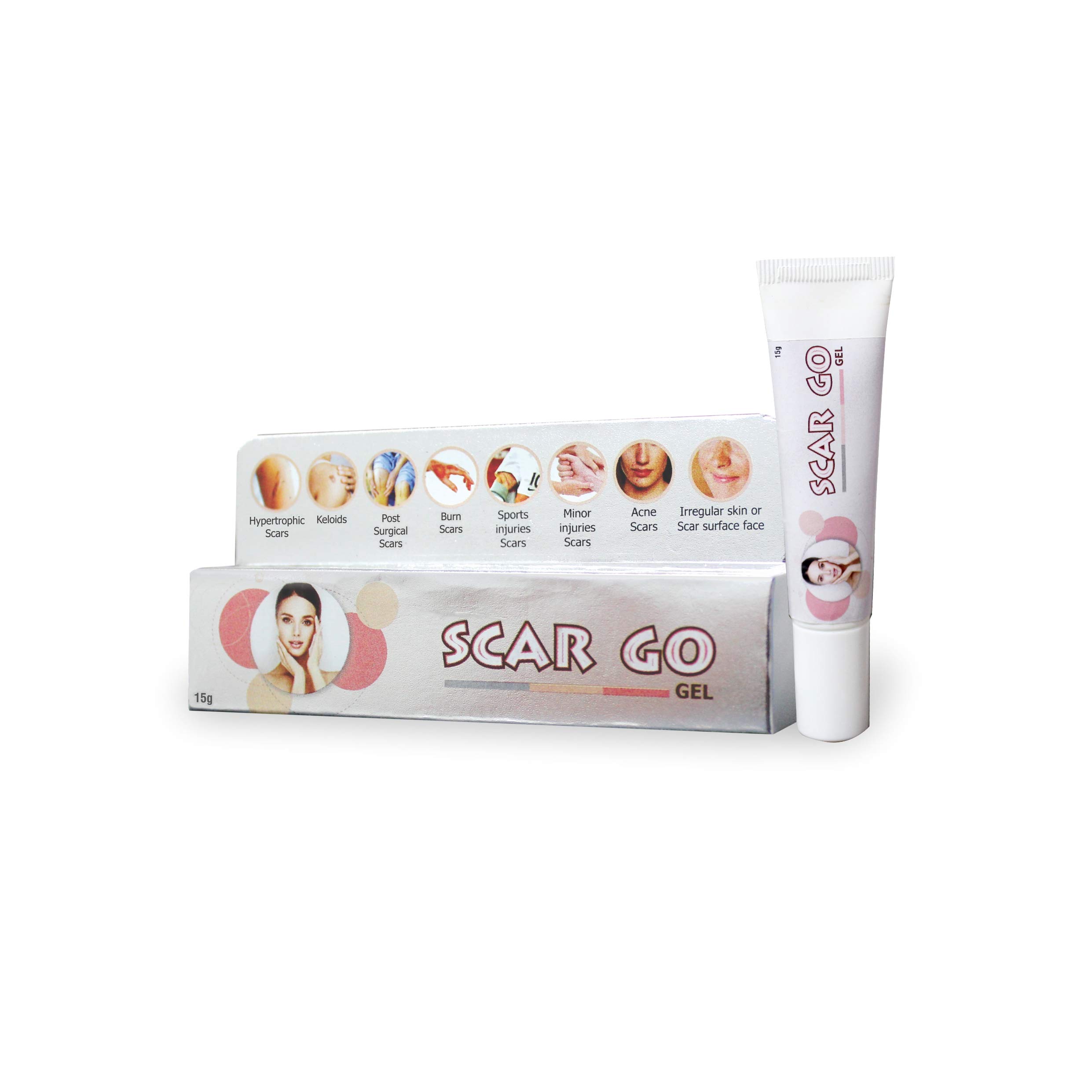 Scargo Anti-Scar Gel for All Skin Types, for Men & Women- 15 GM