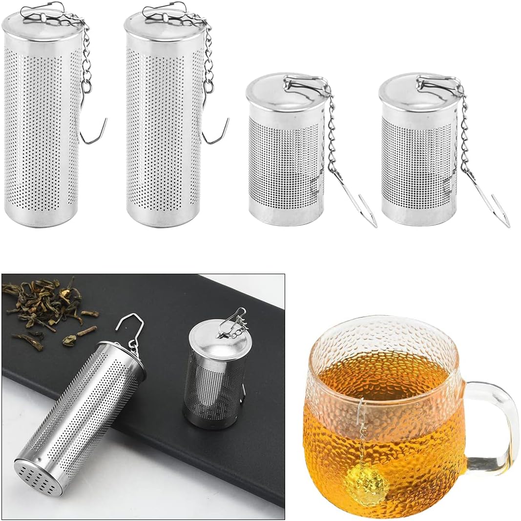 Qinsky Teesieb Edelstahl 304 - Tee Infuser Für Lose Teeblätter Oval