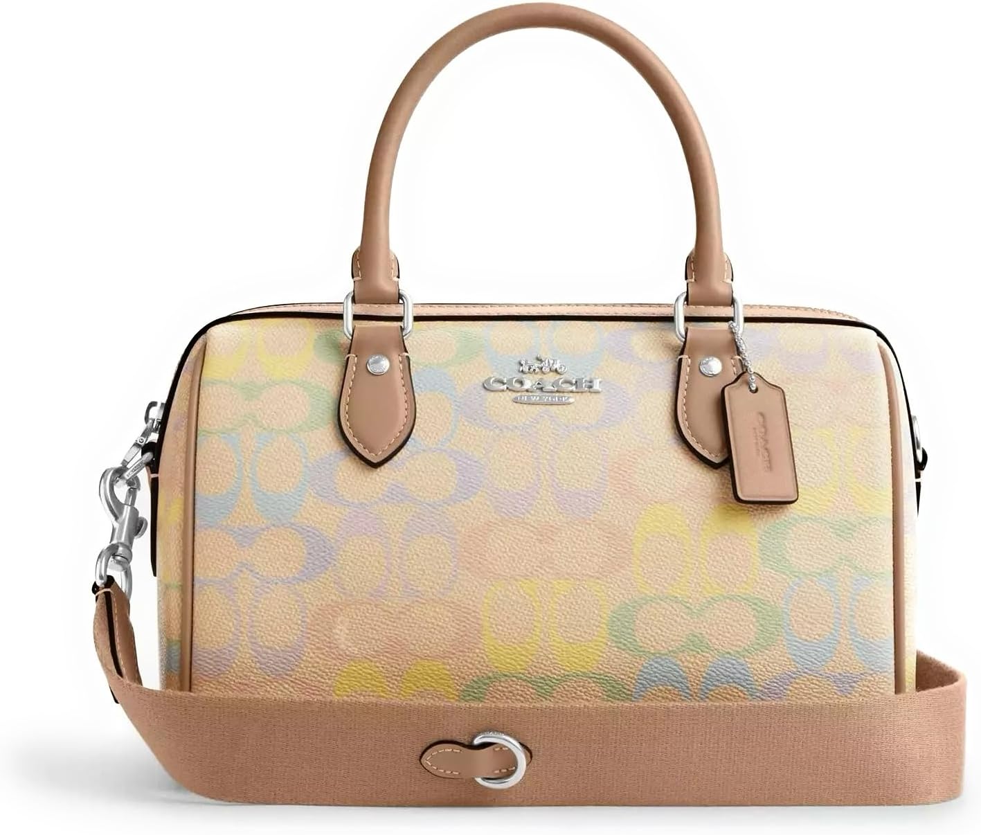 Coach Rowan Satchel In Signature Canvas