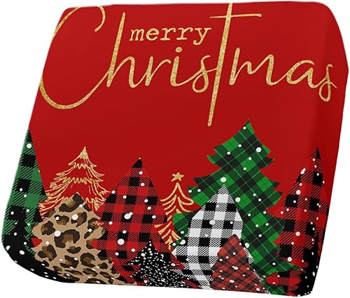 Fundas de cojín para sofá de árbol de Navidad, lavables, extraíbles y elásticas, fundas para sofá seccional en forma de L y T, protector de muebles
