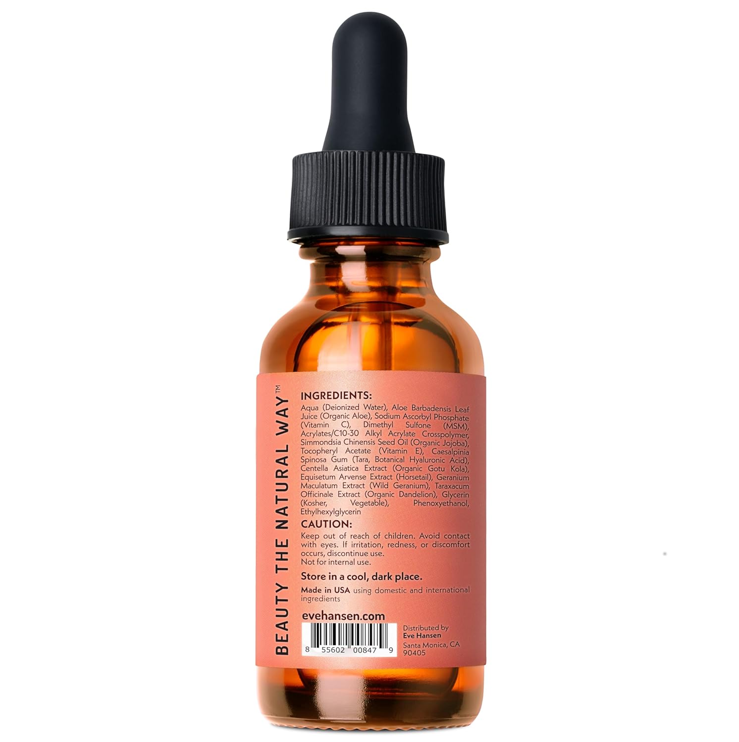 Eve Hansen Vitamin C Serum for Face - Facial Serum with Hyaluronic Acid, Vitamin E and Aloe Vera 1 oz - for softer, smoother, and more refined Skin - Image 9