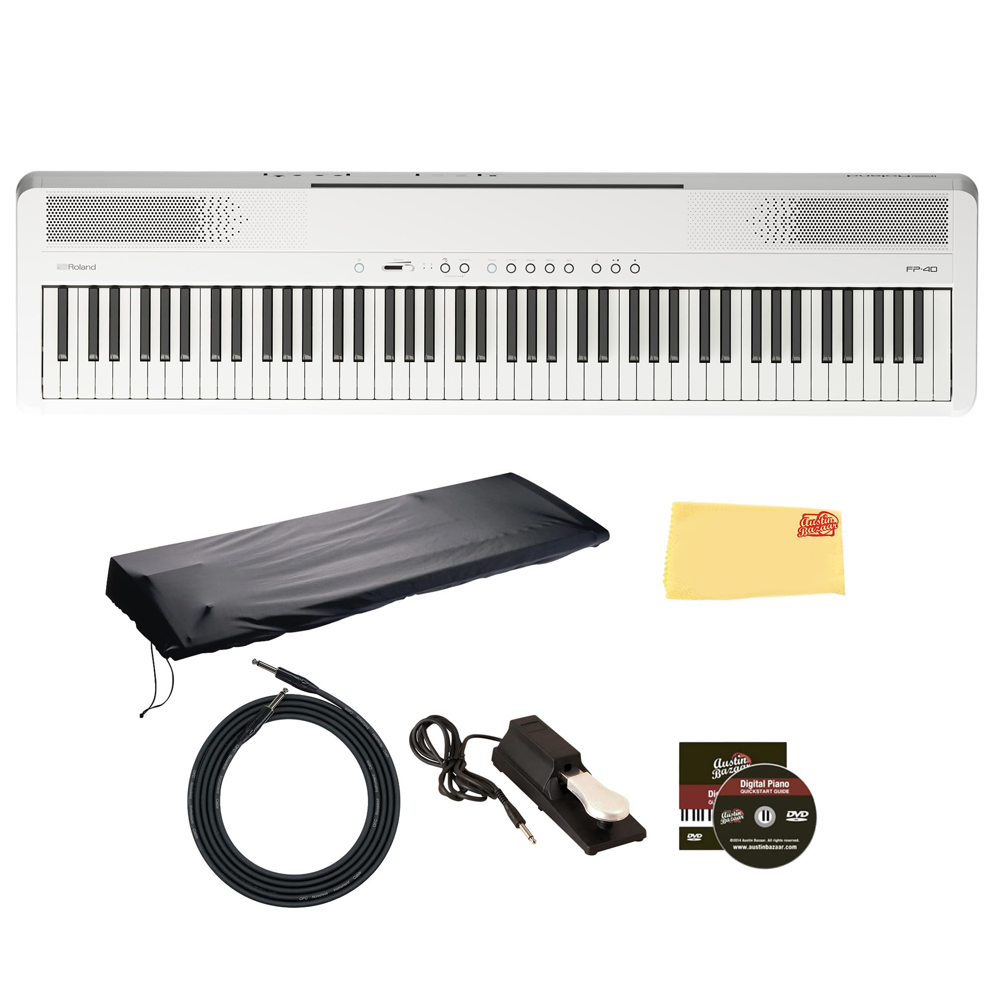 Roland FP-40 88-Key Digital Piano - White