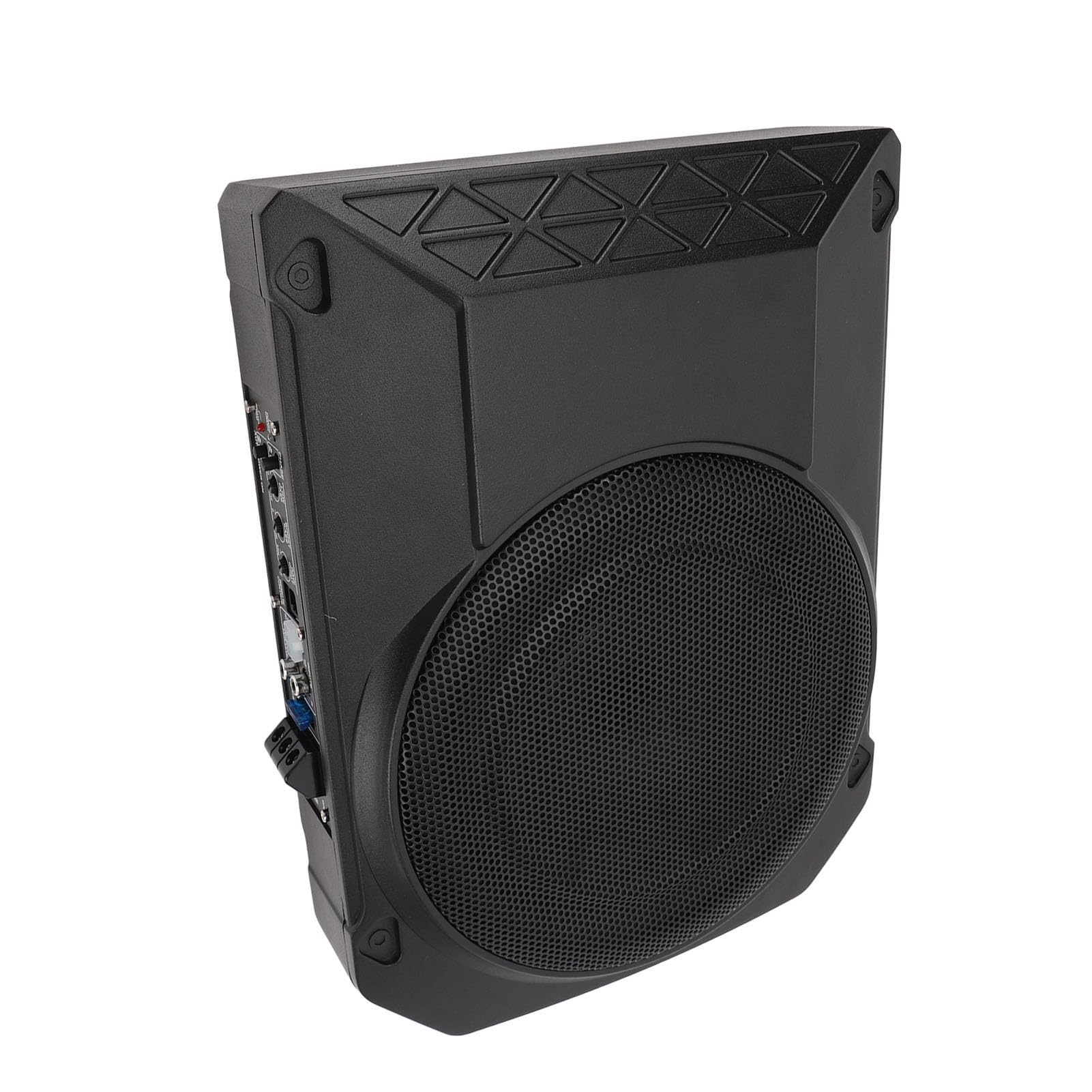 10-calowy Aktywny Subwoofer Ultra Cienki 800 W 2,5 Oma Subwoofer Samochodowy Zasilany Pod Siedzeniem z Kontrolerem do Nagłośnienia Pojazdu Można Go łatwo zainstalować Pod
