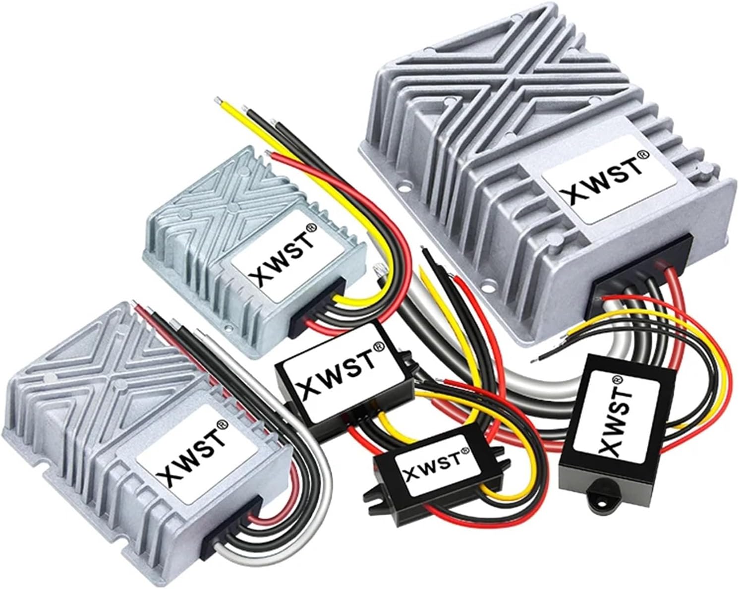 DC DC 36V 48v to 12V 1A to 70A Power Converter Step Down 36 48 Volt to 12 Volt Buck Regulator Voltage Transformer(1A ABS Plastic)