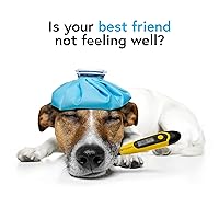 Vista 5 de iProven - Termómetro para perros y gatos para detección precisa de fiebre, punta flexible cómoda, termómetro impermeable para mascotas, lecturas