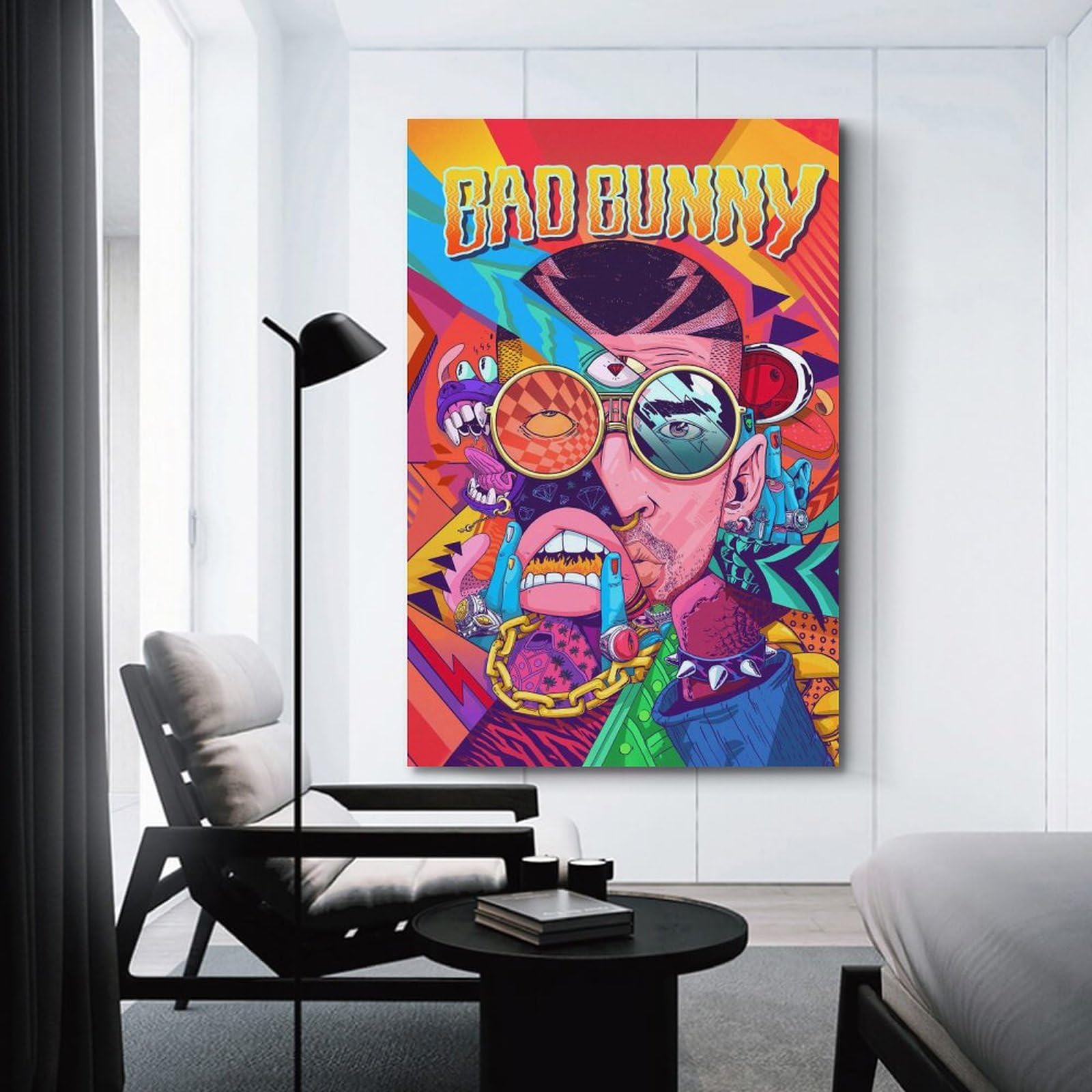Poster Bad Bunny 30x45 Cm – Stampa Artistica Moderna, Senza Cornice, Impermeabile, Per Soggiorno E Caffetteria