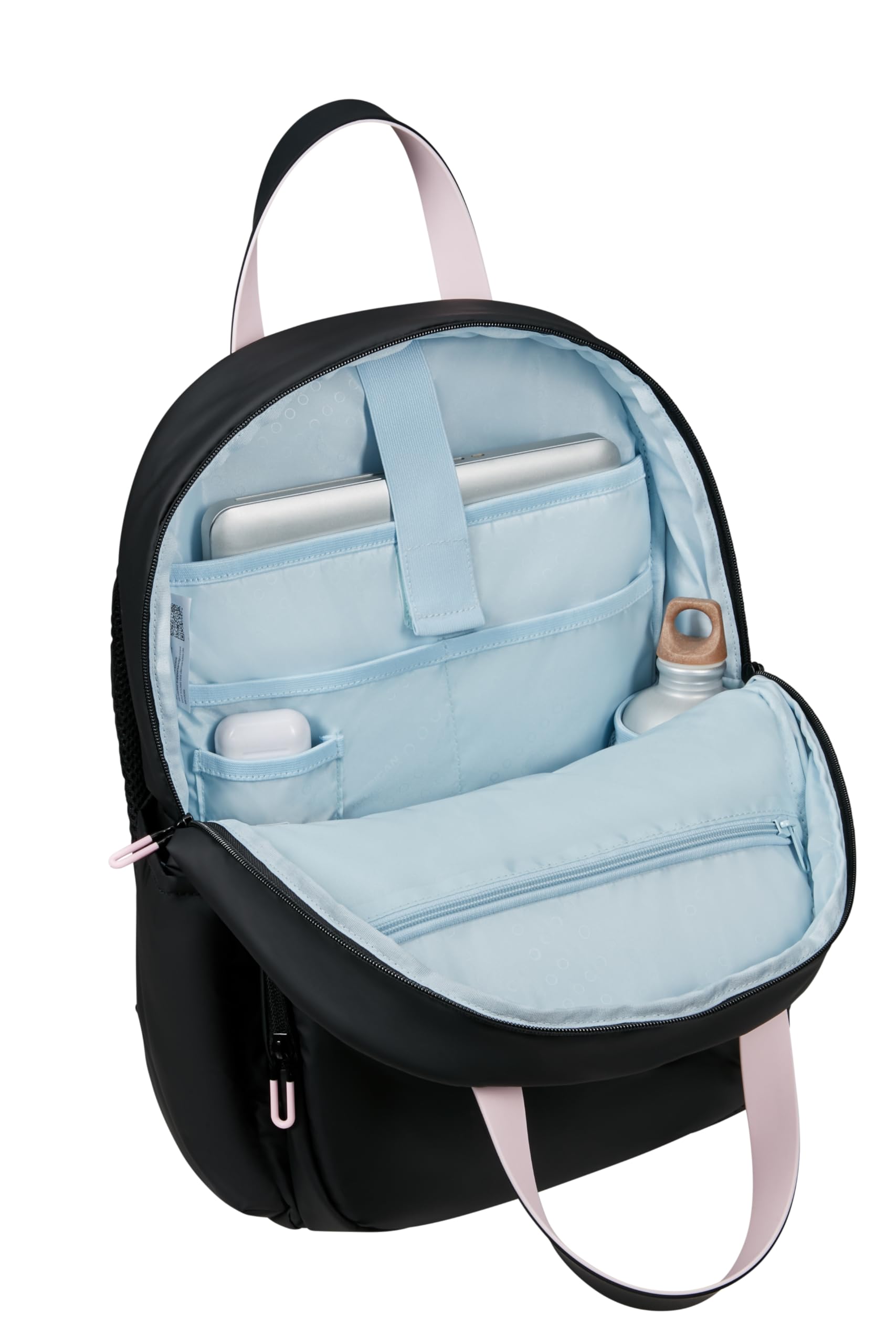 American Tourister Puffypop - Damski Plecak na Laptopa 15.6" (49 cm, 21 L), Ergonomiczny, Idealny do Szkoly, Pracy & Podrózy - Czarny
