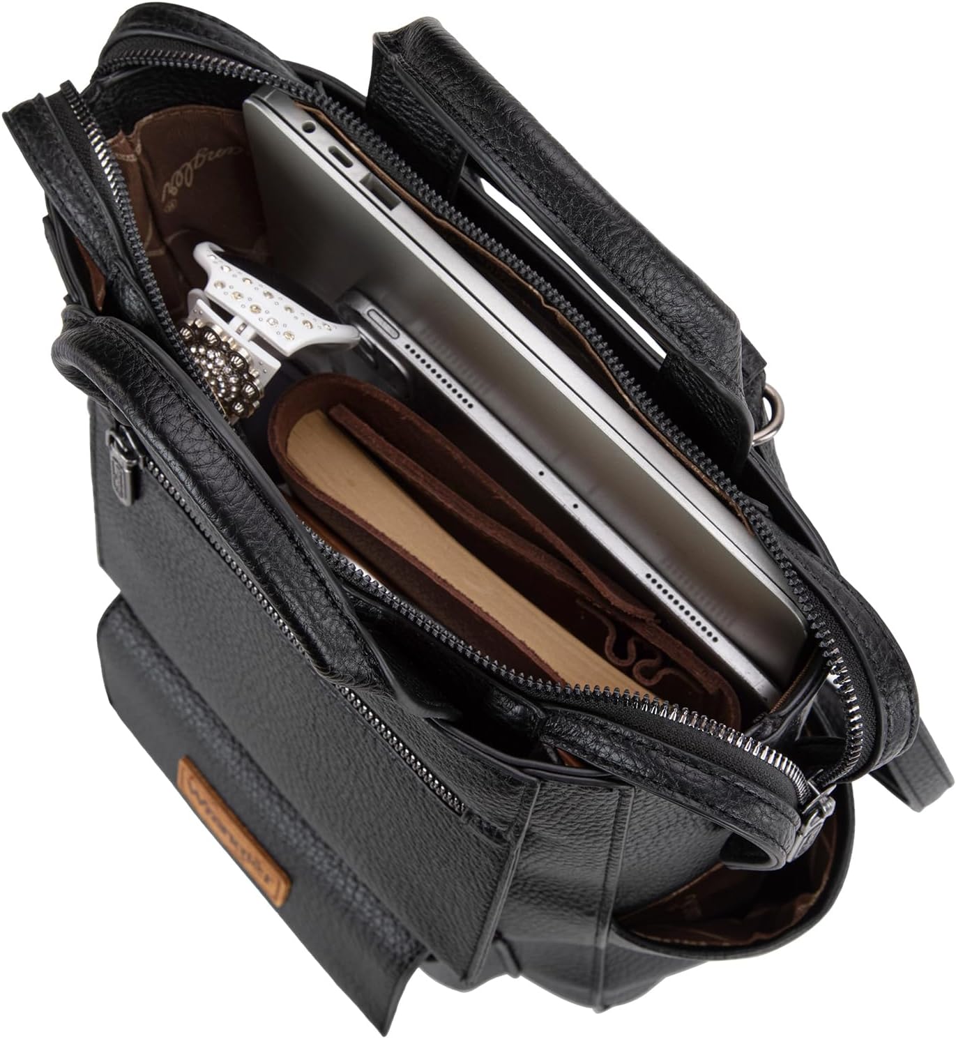 Montana West Wrangler Backpack Purse for Women Vegan Leather Fashion Anti Theft Convertible Backpack with Adjustable Strap - Image 6