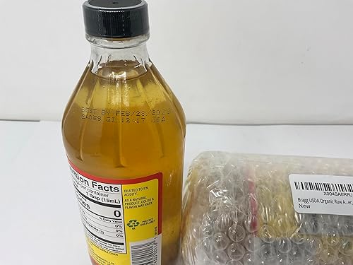 Miniatura 6 de Bragg Vinagre de sidra de manzana crudo orgánico del USDA, con la madre, limpiador natural de 16 onzas, promueve la pérdida de peso
