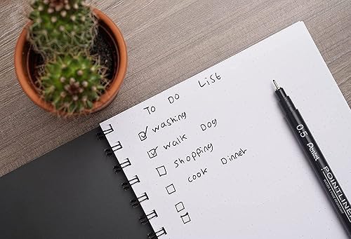 Miniatura 6 de Think Cuaderno encuadernado en espiral con cuadrícula de puntos, diario de cuadrícula de puntos de 6 x 8 pulgadas, papel premium para diseño, dibujo