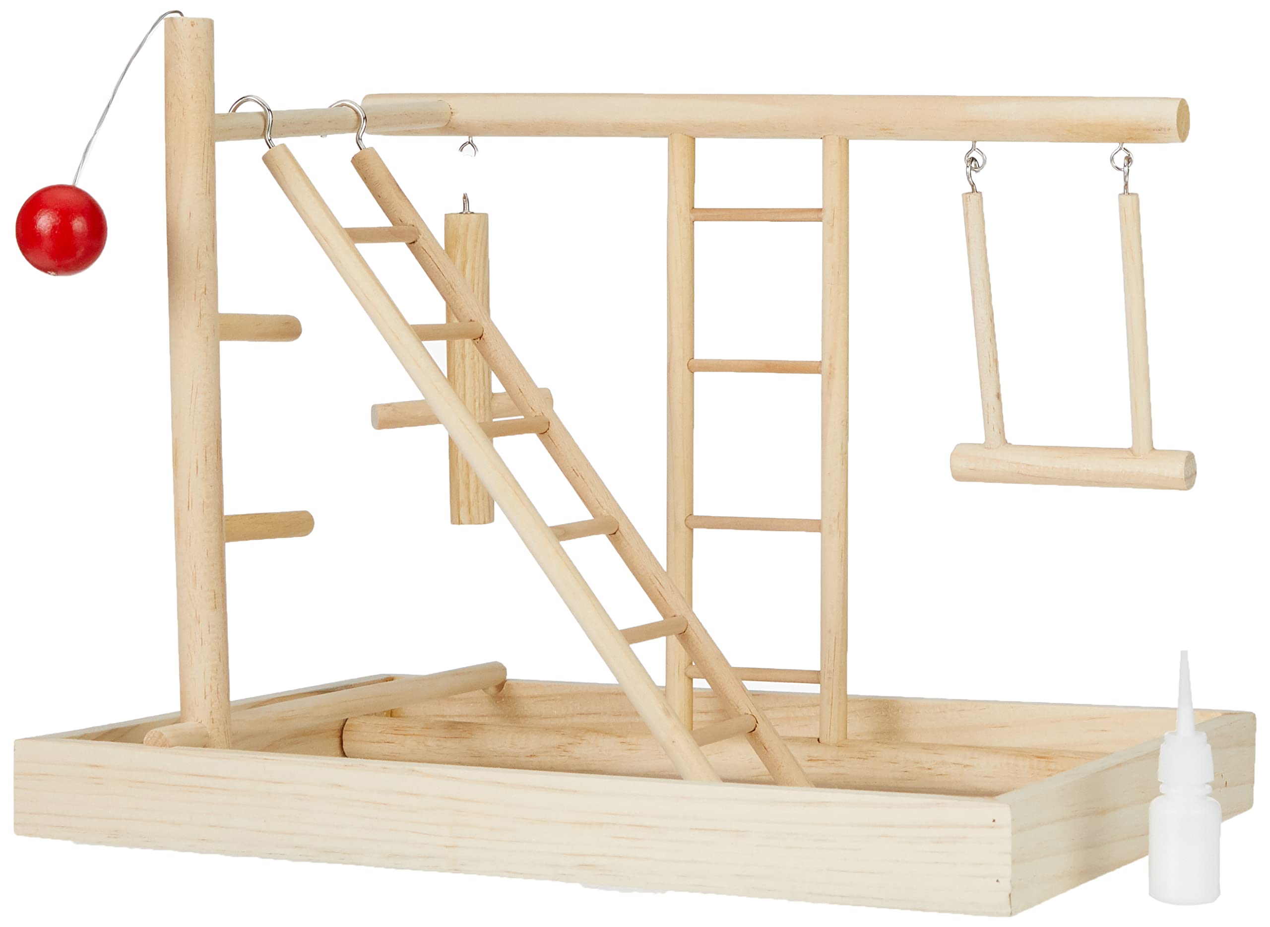 Karlie Playpoint Bird's Play Area K&F Escaleras Y Columpios Grande, Jueg, 35x25x27 cm (Paquete de 1)