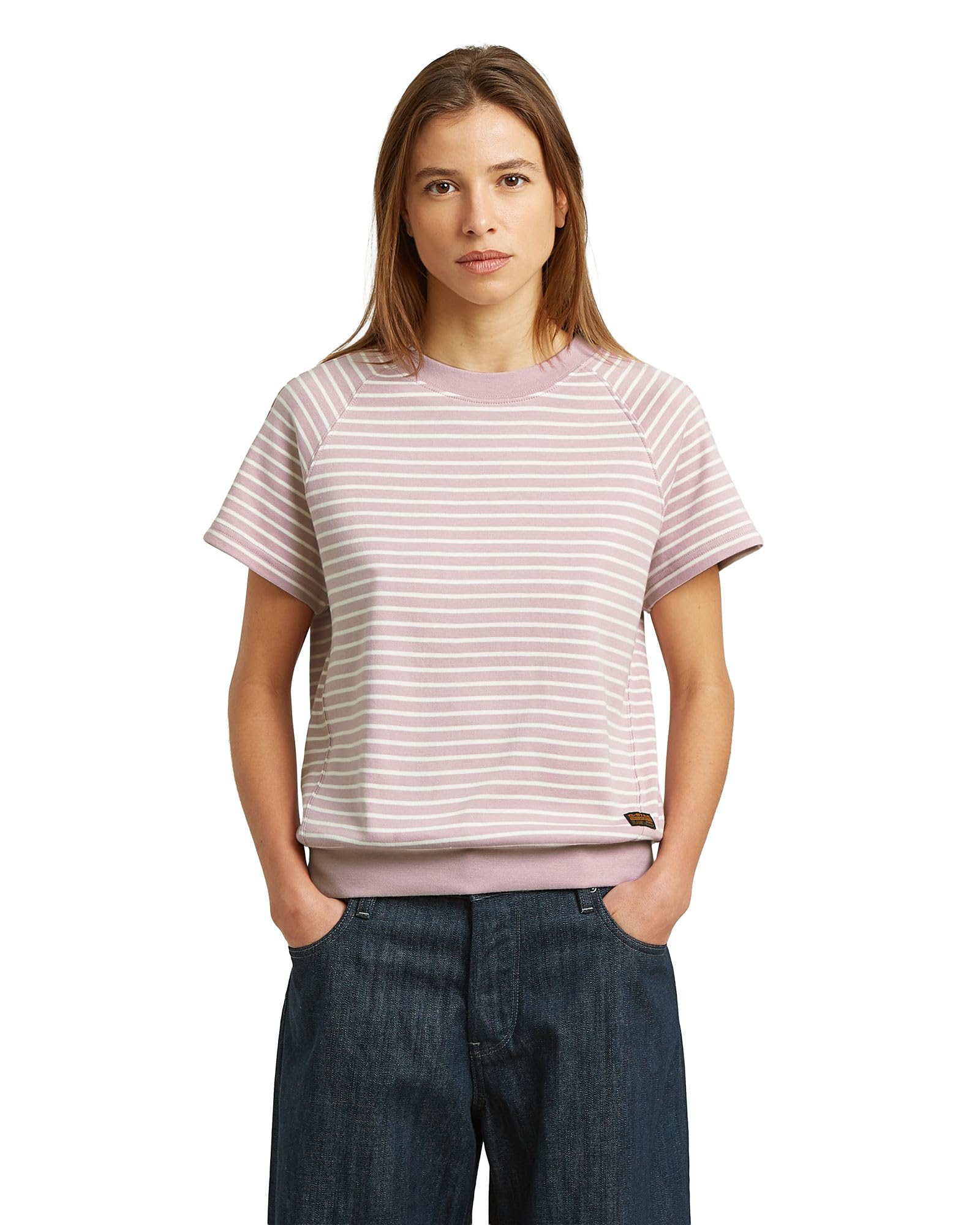 G-STAR Women's Raglan Top, Size: L, Color Pink