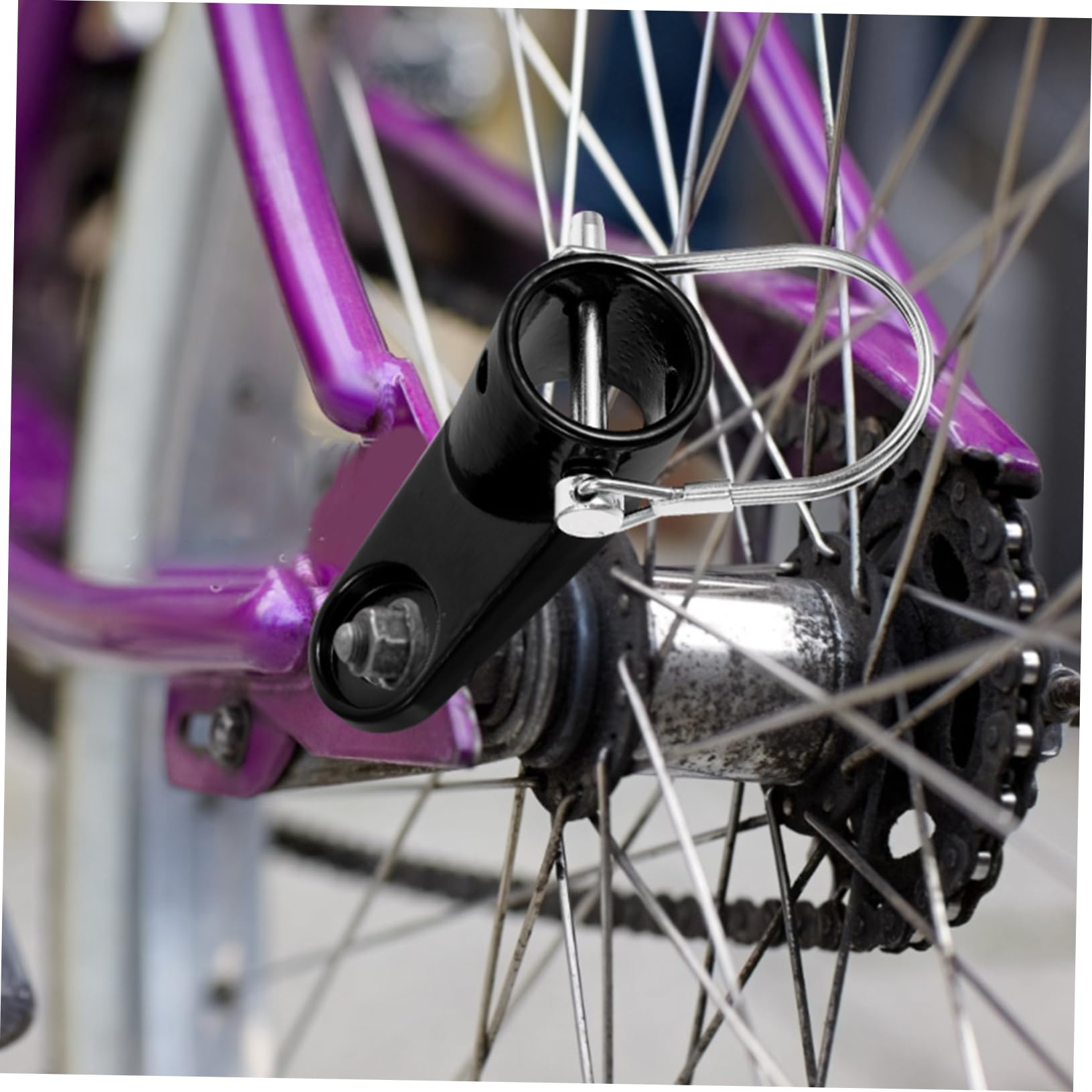 BESPORTBLE Anhängerkupplung Fahrradanhänger- Fahrradversorgung Adapter Zur Befestigung Von Fahrradanhängern Gelenk Für Fahrradanhänger Fahrradanhängergelenk Fahrradteil Stahl