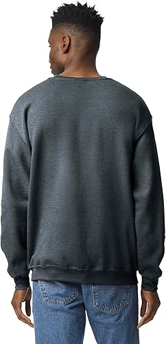 Miniatura 4 de Gildan Sudadera con Cuello Redondo de Forro Polar Unisex para Adultos, Estilo G18000, Paquete Múltiple
