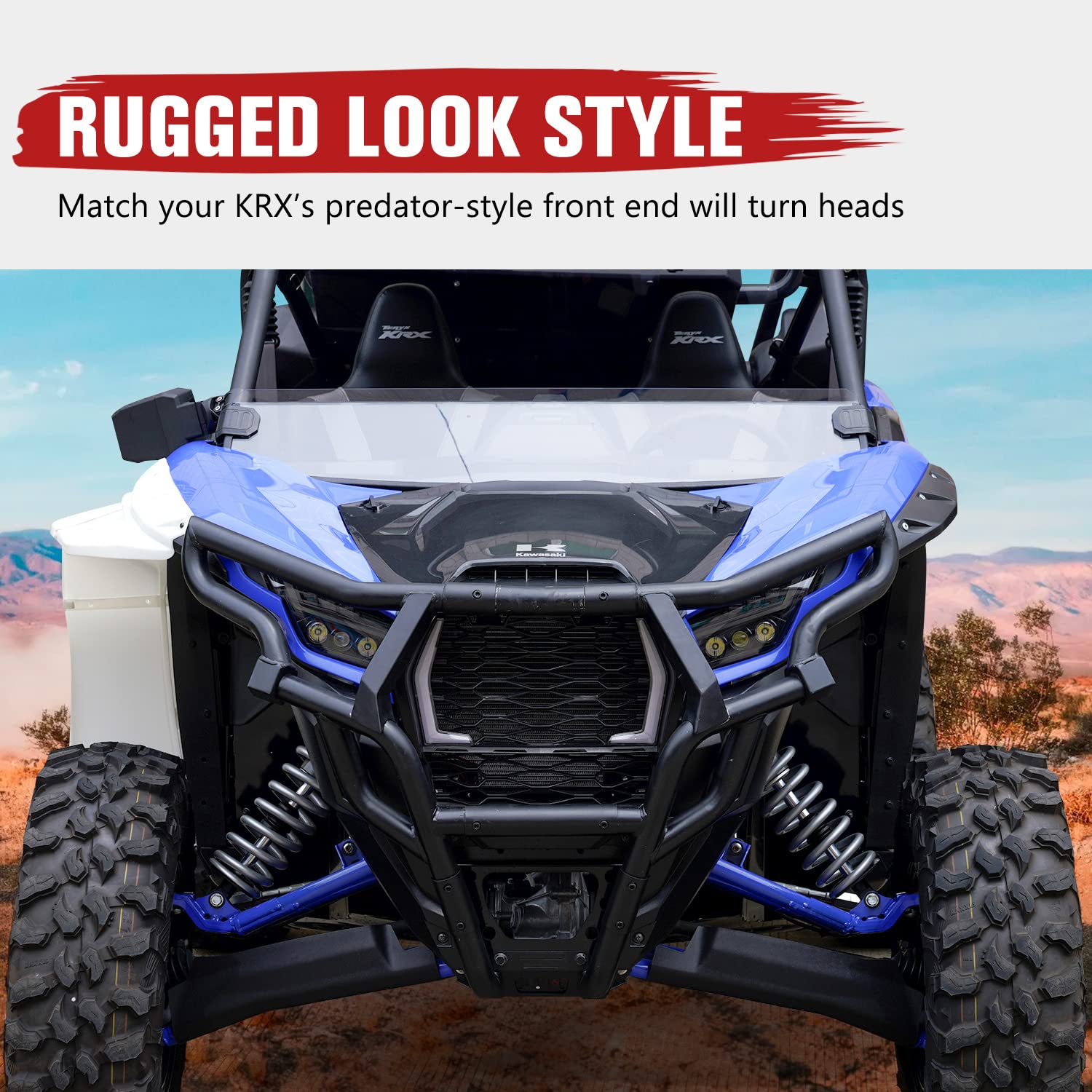 HAKA TOUGH Upper Front Bumper Guard for Kawasaki Teryx KRX 1000 2020