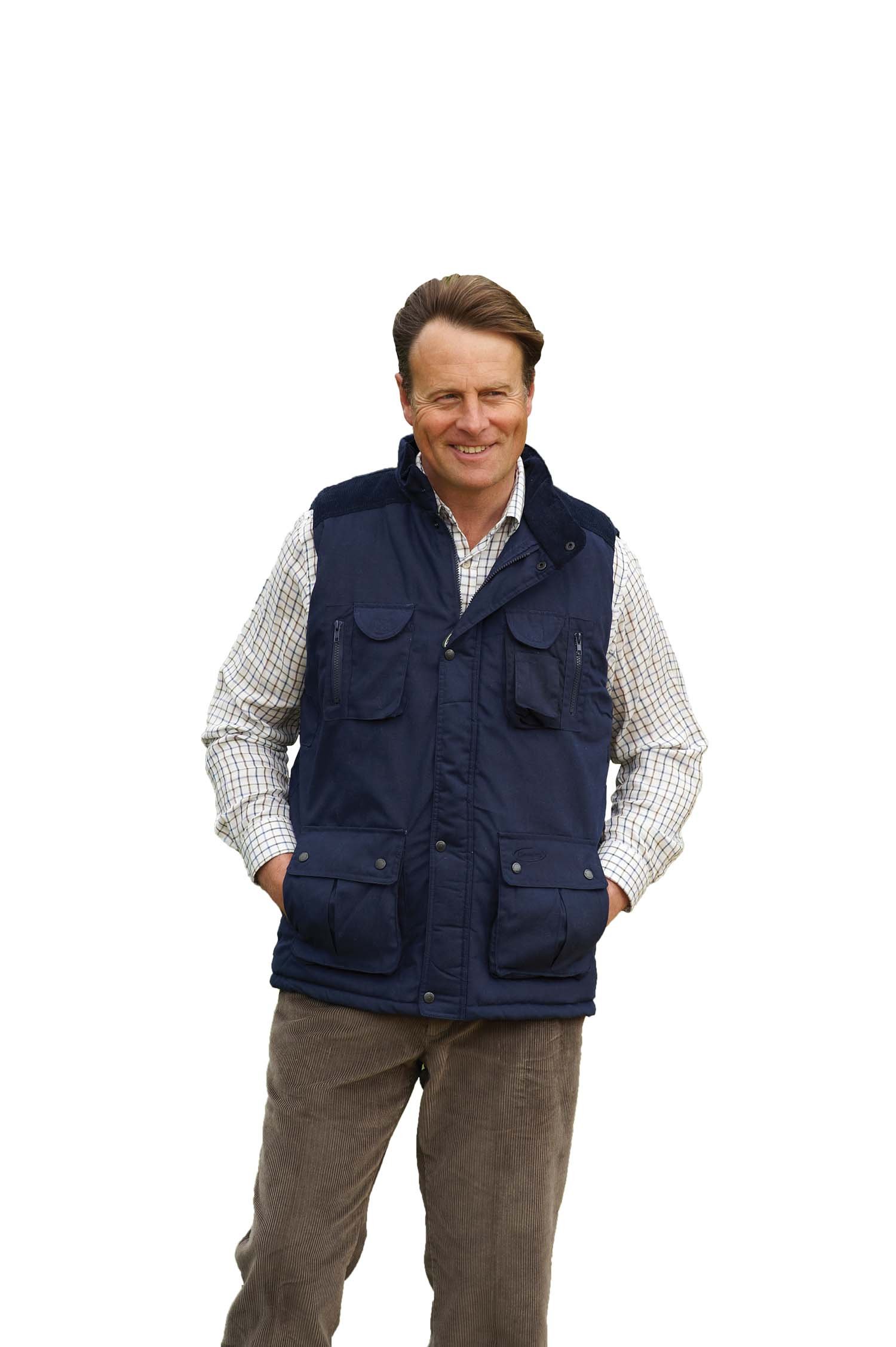 Champion Men's Navy Exmoor Country Clothing Padded Bodywarmer Gilet M