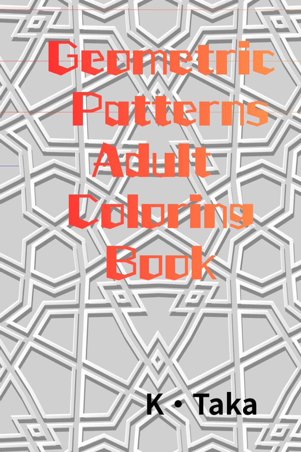 Geometric Patterns adult Coloring Book