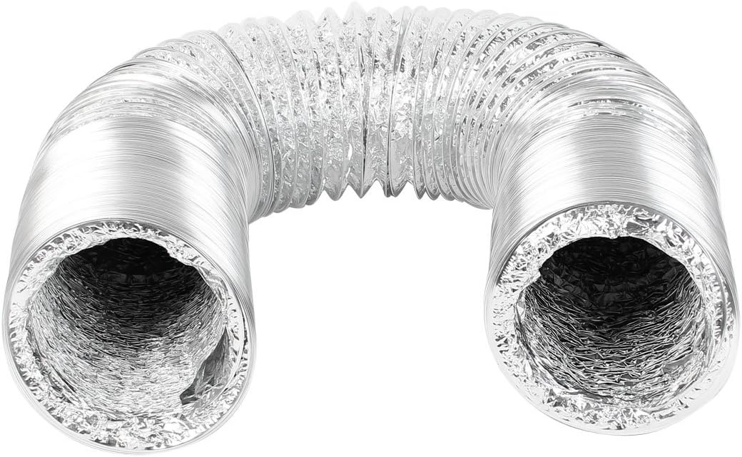 6 Inch x 30 Feet Aluminum Foil Air Duct Ventilation Pipe Exhaust Hose (id: 42c 8b1 1a1 9ac 69a