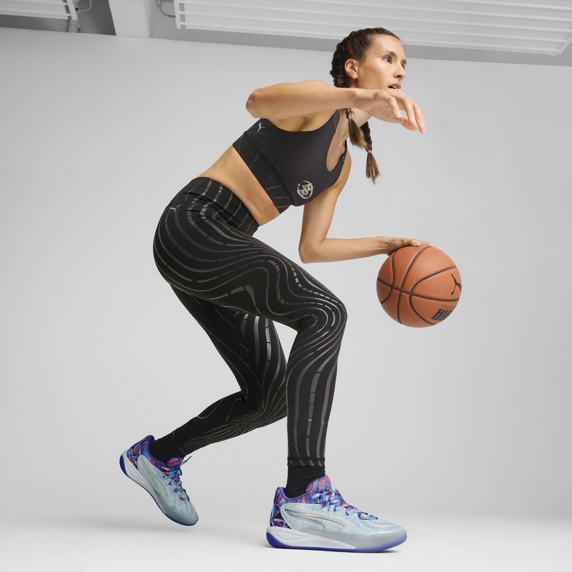 PUMA Chaussures de Basketball Stewie 4 Prism Femme