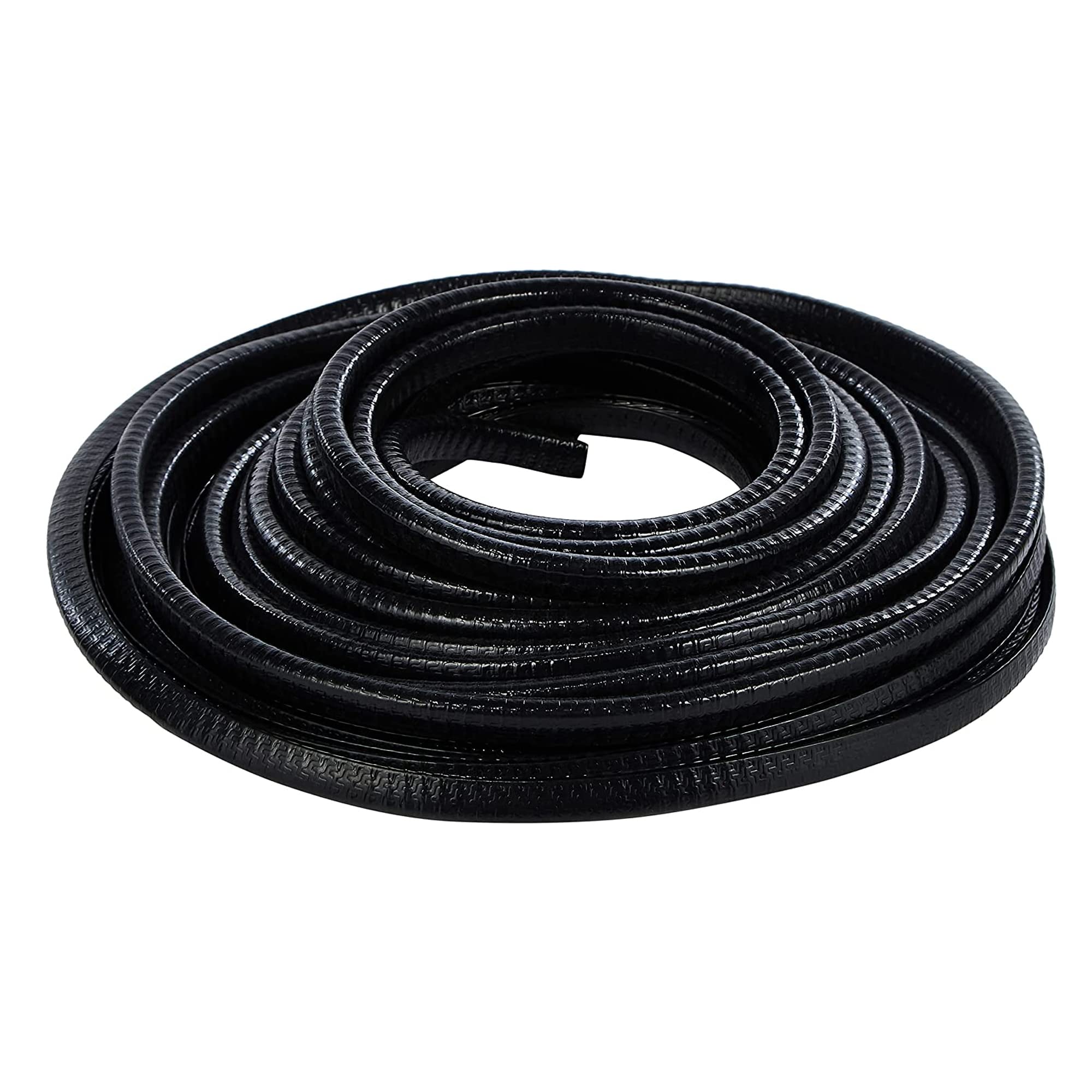 Sulfar 33Ft(10M) Long Car Door Edge Guards Door Protector Rubber U Shape Car Door Protector Car Protection Door Edge Anti-Collision Rubber Clips Fit for Most Car (Black)