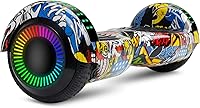 LIEAGLE 6.5" Hoverboard Self Balancing Scooter with Bluetooth Speaker, LED Lights - Safe Fun for Kids & Adults