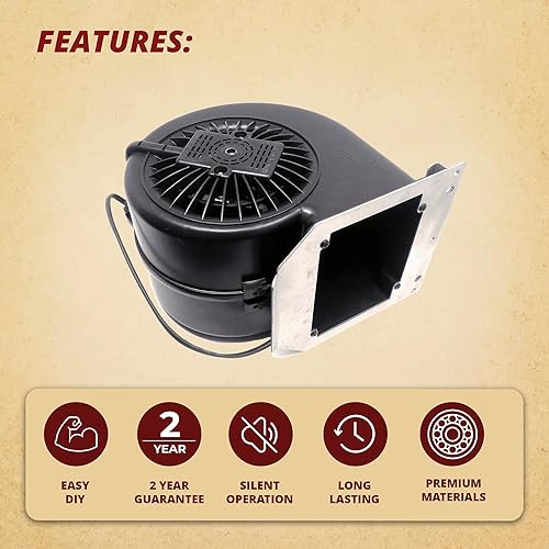 Miniatura 3 de Auténtico OEM PelPro KS-5020-1052 Ventilador de aire de convección OEM para Bayview Home Heater PHC90 Outfitter II PP130 PP130-B PP150 PP300 PP70