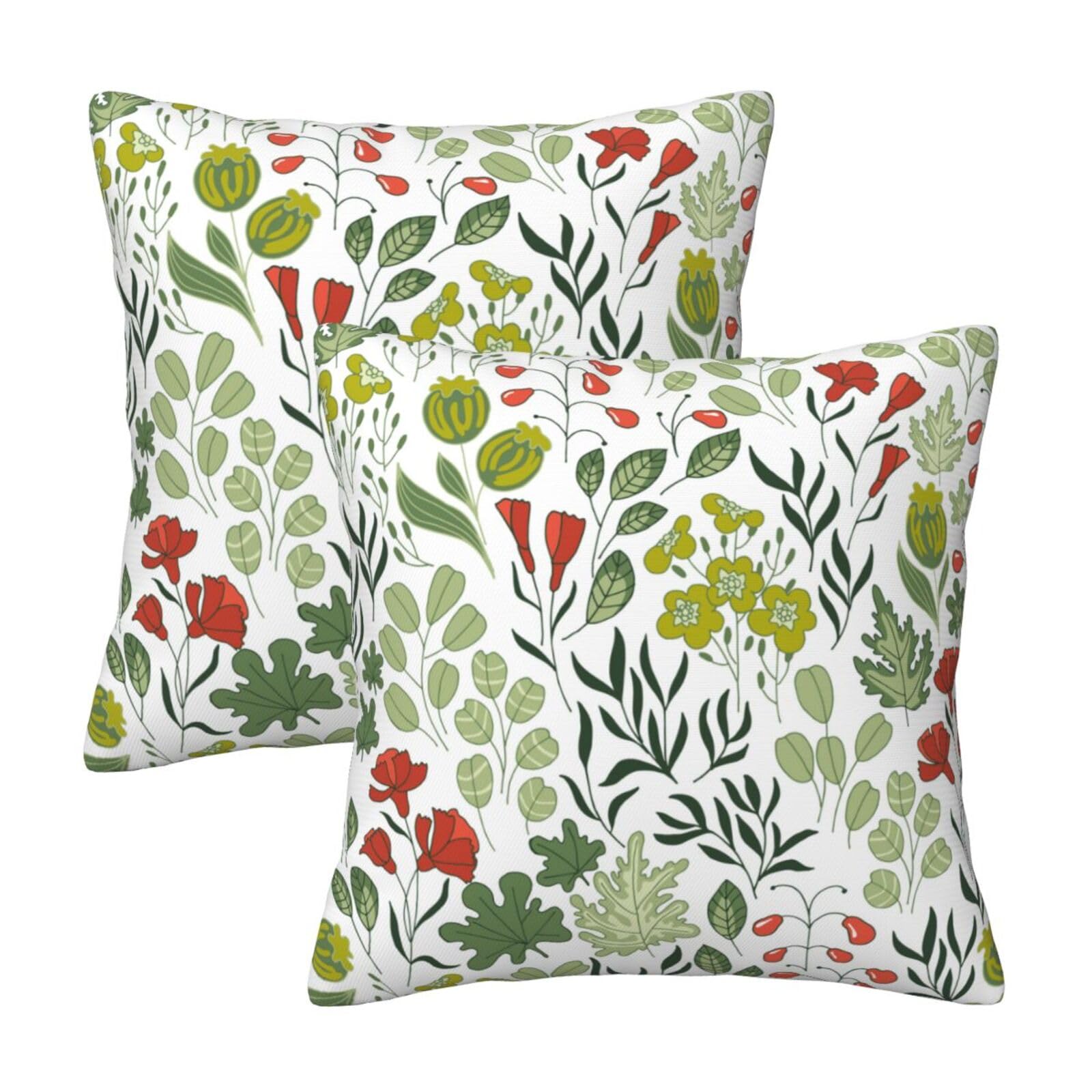 Ramirar Set Federe Cuscino Rettangolari 30x50 Cm Con Acero Arancione E Bicicletta - Hello Fall Y'all - Cotone-Lino Per Divano E Auto