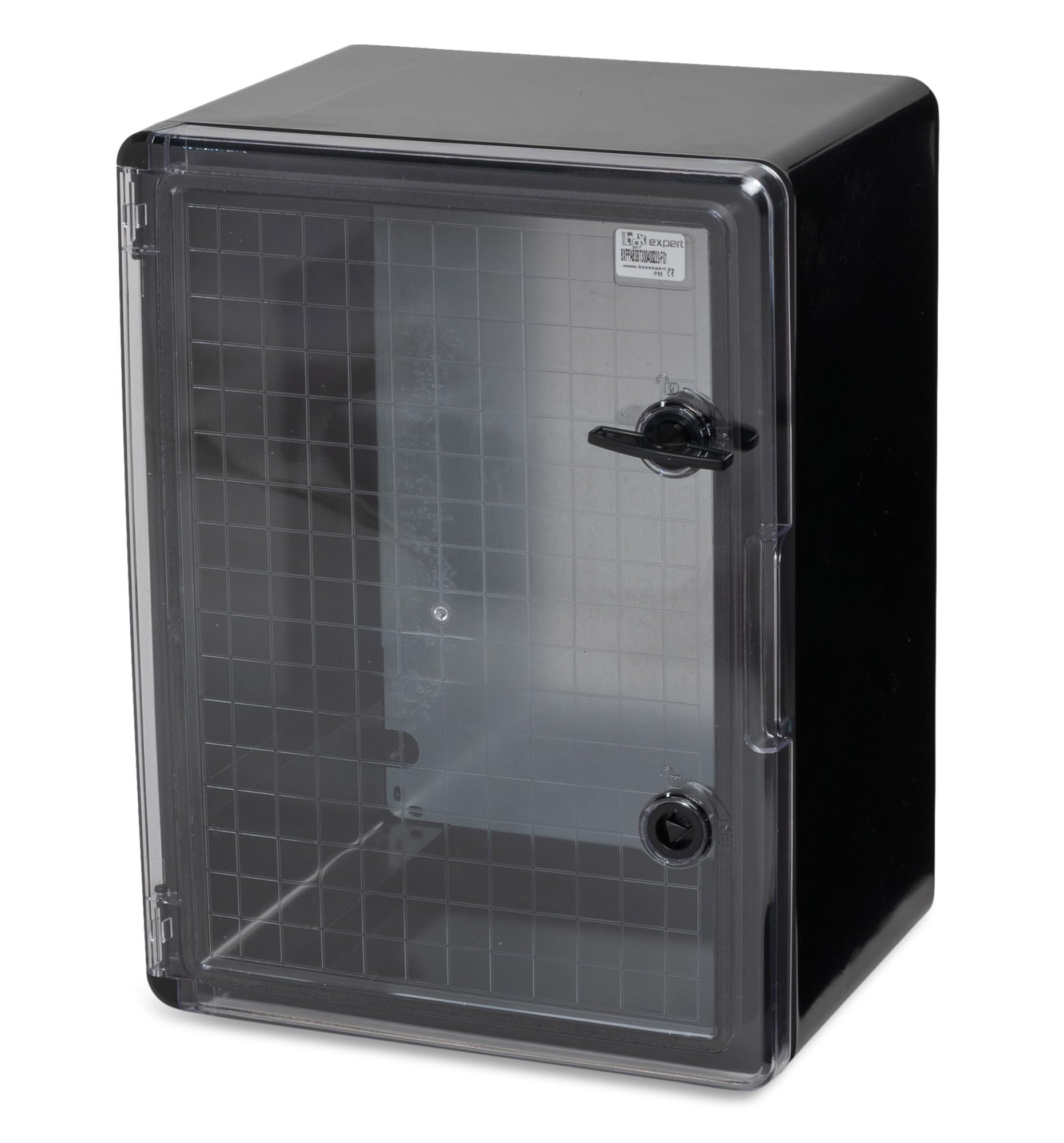 BOXEXPERT cassetta di distribuzione esterno IP65 ABS 400 x 300 x 220 mm Fleet, impermeabile, armadio elettrico/wand, custodia industriale vuota, nera