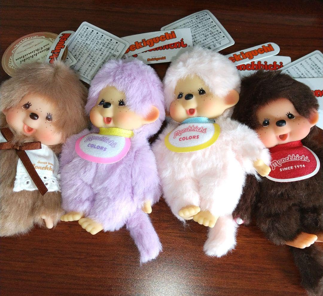 新品タグ付き 4体セット】 モンチッチ キーチェーン