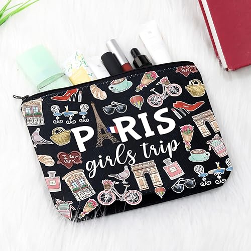 Miniatura 5 de GJTIM París viaje regalo París fin de semana regalo vacaciones en París regalo París tema bolsa de viaje, Viaje Chicas París Negro, Bolsa de
