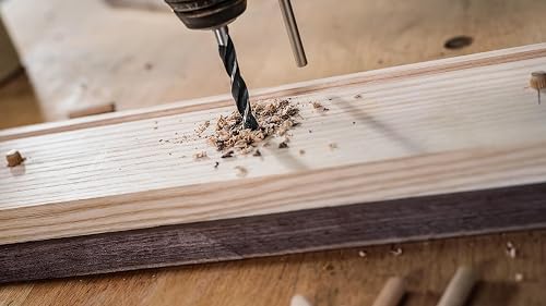Bosch 8x Coffret de forets hélicoïdaux PRO Wood (pour Bois résineux, Bois dur, Ø 3,0, 4,0, 5,0, 6,0, 7,0, 8,0, 9,0, 10,0 mm, Professional Accessoire Perceuses/visseuses rotatives) - 5