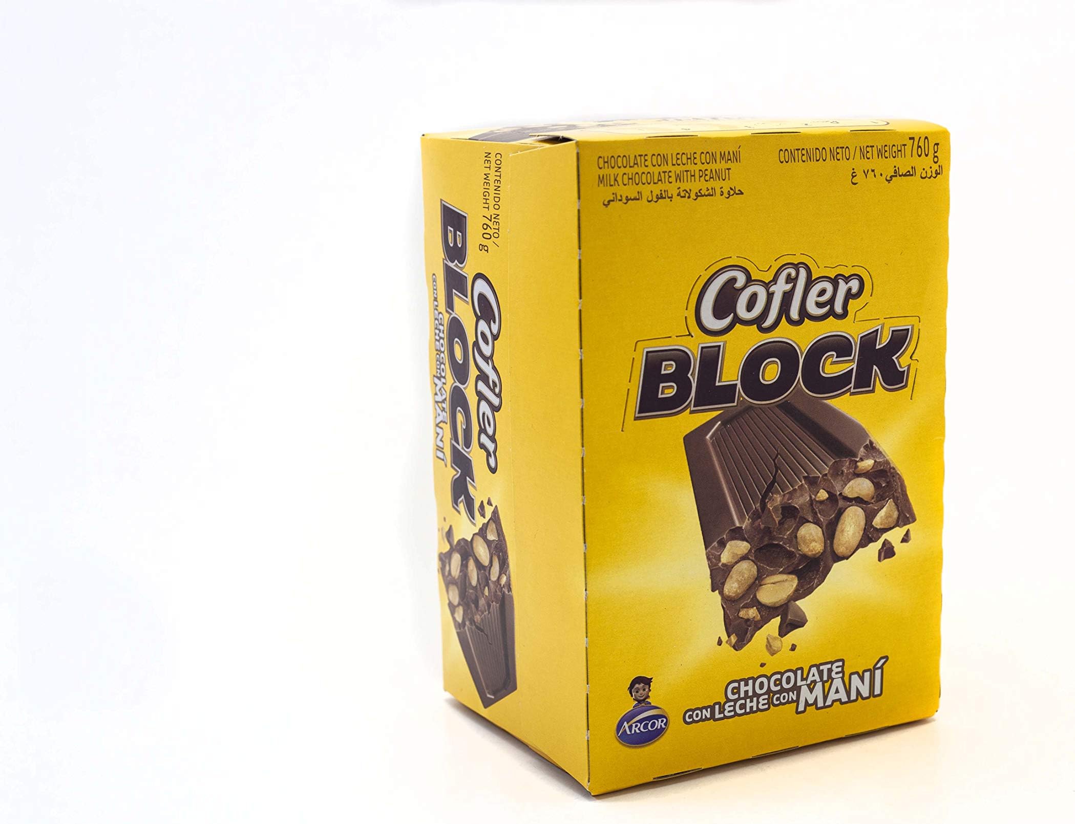 Chocolate Cofler Block 38g x 20u - 760g