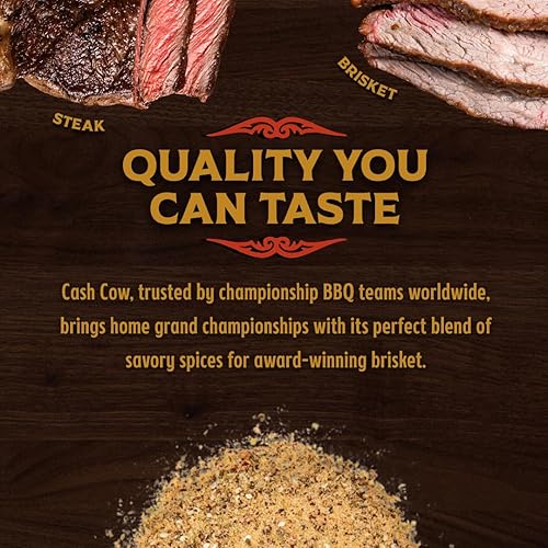 Miniatura 5 de Big Poppa's Cash Beef Rub - Condimento para barbacoa de campeonato para pechuga, hamburguesas y chuletón - Sabor equilibrado con sal marina ahumada