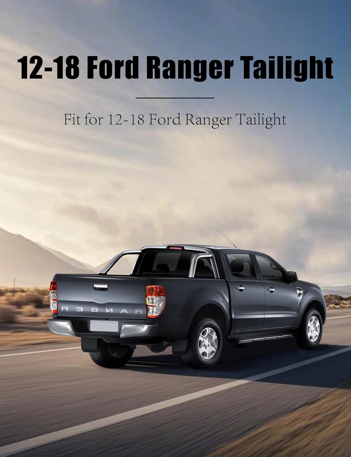 Taillights Compatible with 2012 2013 2014 2015 2016 2017 2018 Ford Ranger Ute PX XL XLS XLT Taillight Ford Ranger Tail lights Ranger Rear light (Rear-Right)