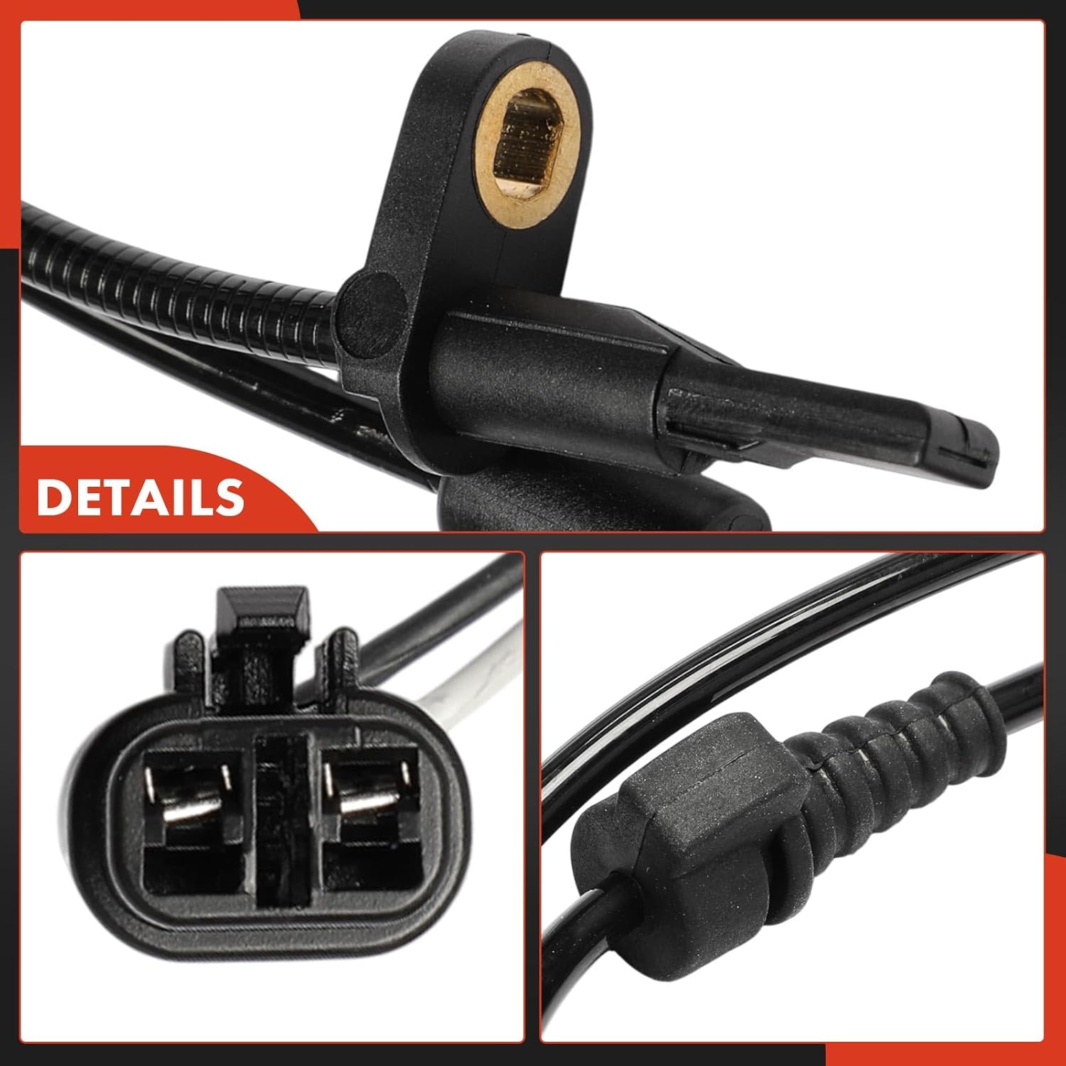 A-Premium 2PCS Front ABS Wheel Speed Sensor Compatible with Suzuki Models - SX4 2007 2008 2009 2010 2011