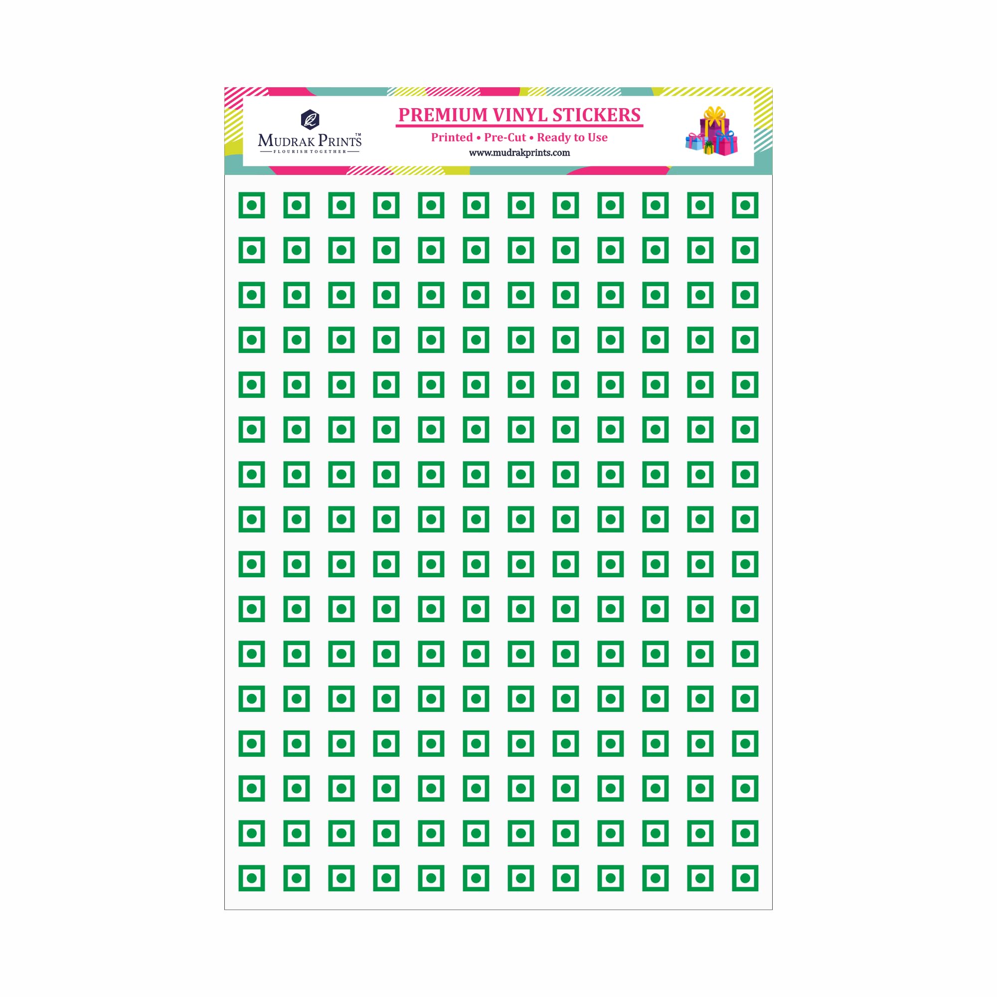 Veg Stickers Self Adhesive Green Dot Pack of 760 pcs Size 10 mm x 10 mm for Food Packaging, Restaurants, Kitchens, containers, Takeaway Boxes (Veg Sticker)-image-23