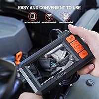 Vista 4 de DEPSTECH - Endoscopio industrial de 5.5 mm, cámara de inspección de boroscopio digital HD 1080P con pantalla de 4.3 pulgadas, cámara de serpiente