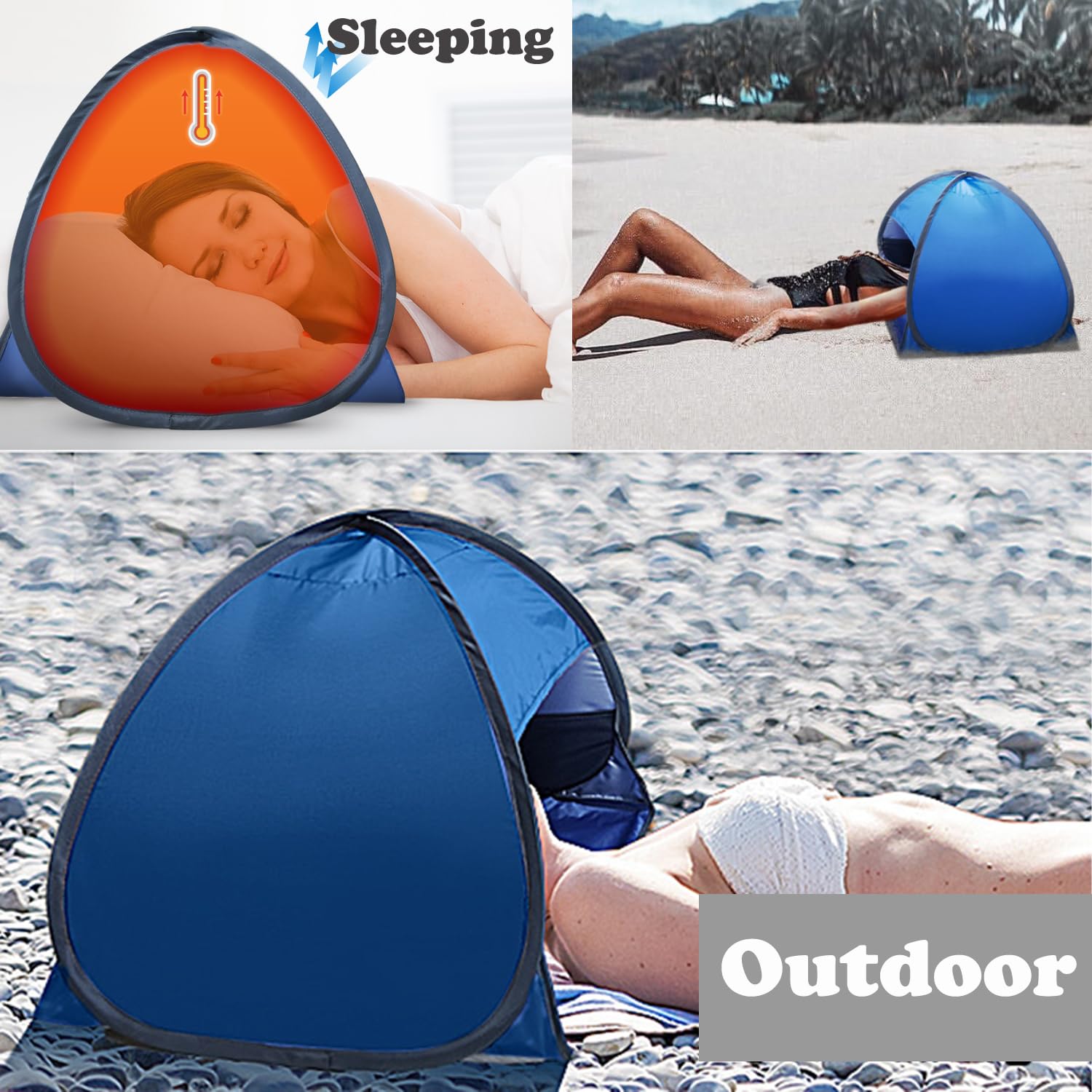 Mini Tenda da Testa, Tenda Parasole per Animali Domestici, Mini Tenda Parasole da Spiaggia, Mini Tenda Pop Up Spiaggia, per Attività All'Aria Aperta, per Gatti e Cuccioli