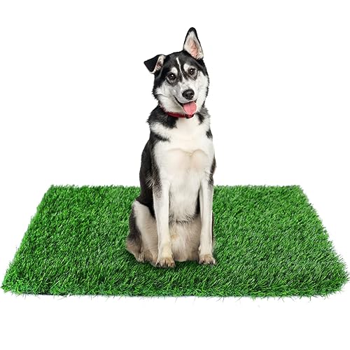 GLOBREEN 34" x 23" Fake Grass Pee Pad for Dogs