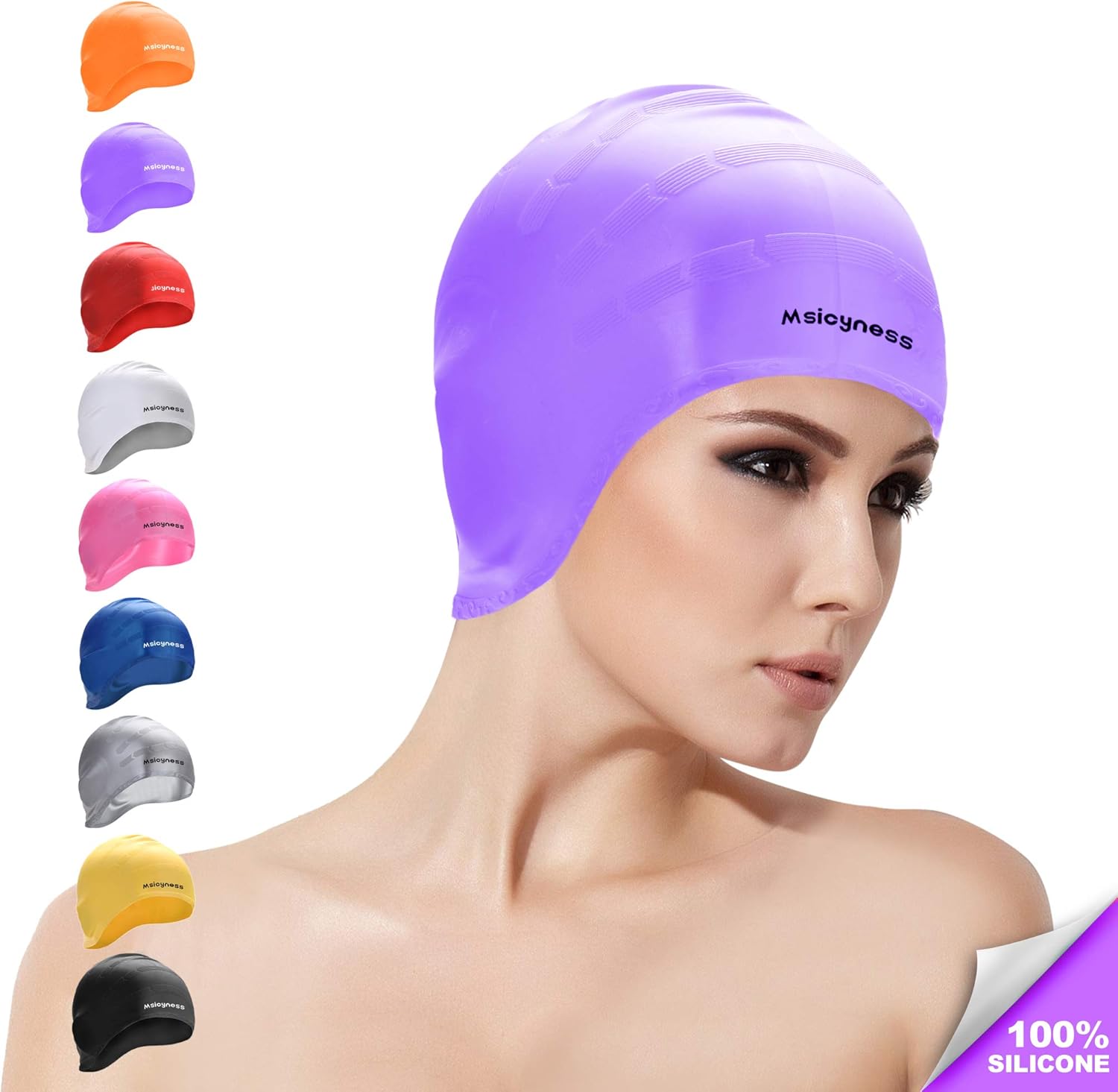 cuffia per capelli lunghi impermeabile 100