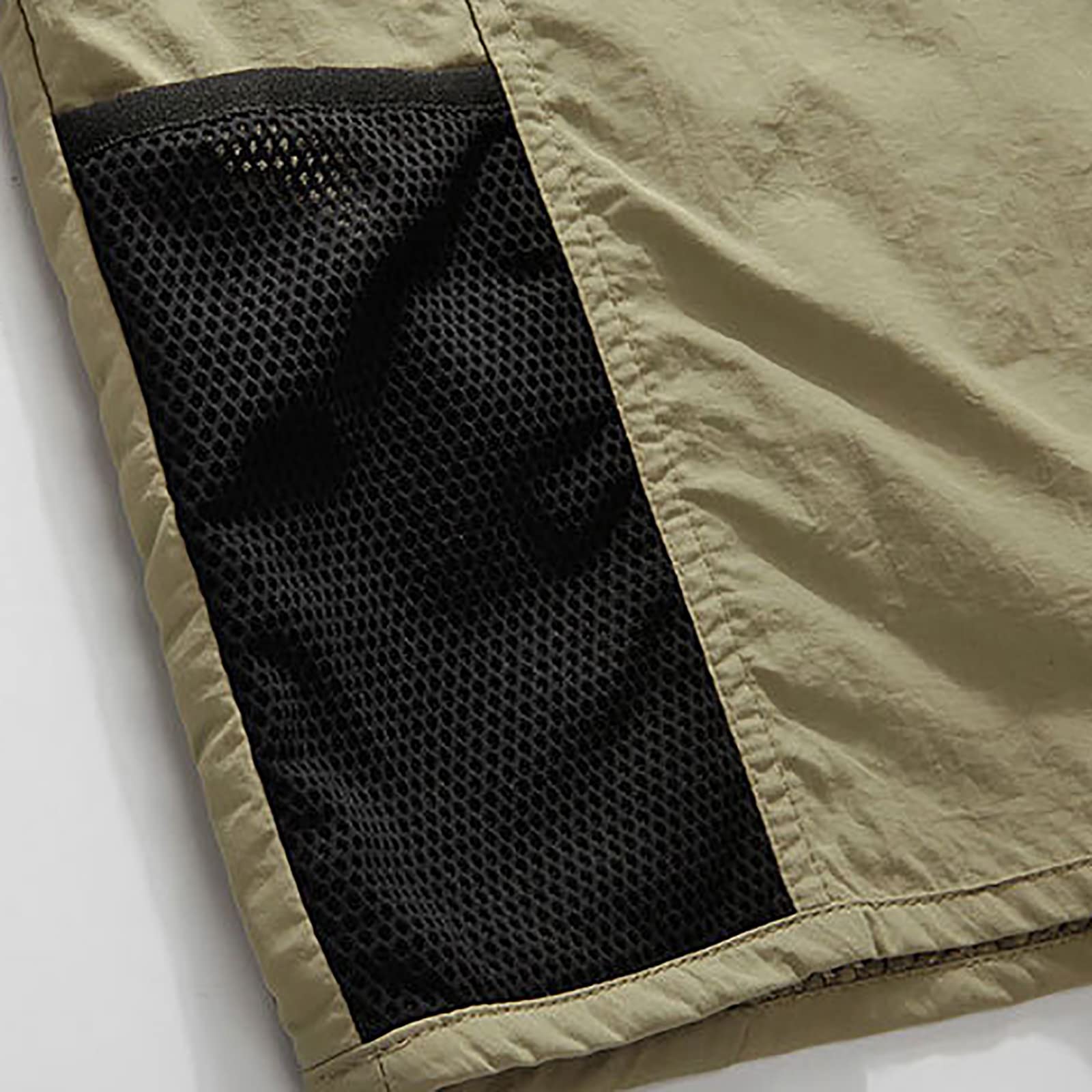 Songyi Męska kamizelka wędkarska, bawełniana, na polowanie, trekking, wędrówki, bez rękawów, z wieloma kieszeniami (rozmiar: XL, kolor: khaki)