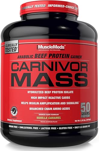 Muscle Meds Carnivor Mass Suplemento para pérdida de peso, 002658, 1