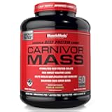 MuscleMeds Carnivor Mass Diet Supplement, Vanilla Caramel, 5.78 Pound (002658)