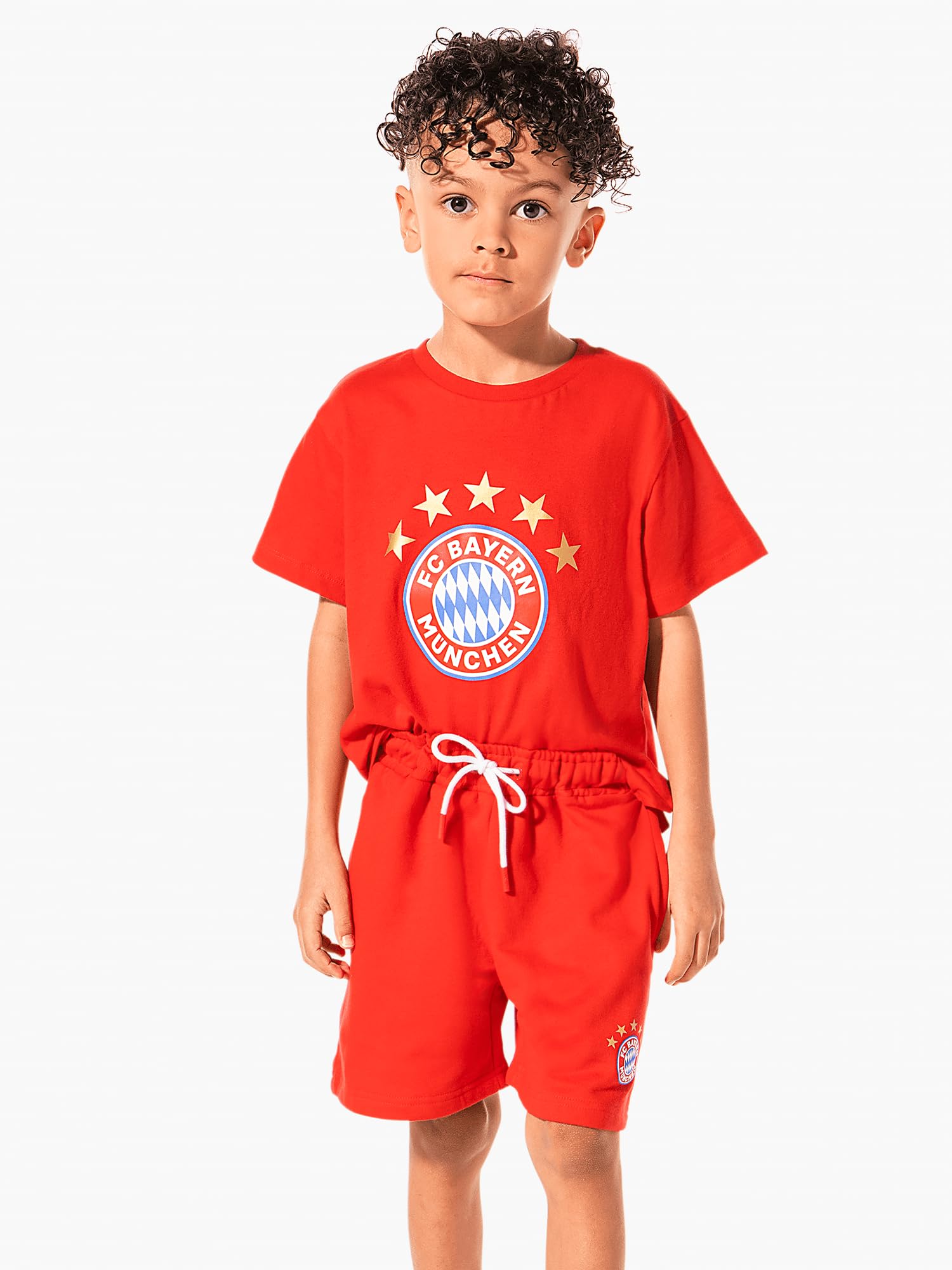FC Bayern München I Sweatshort Essential I Kinder I Rot