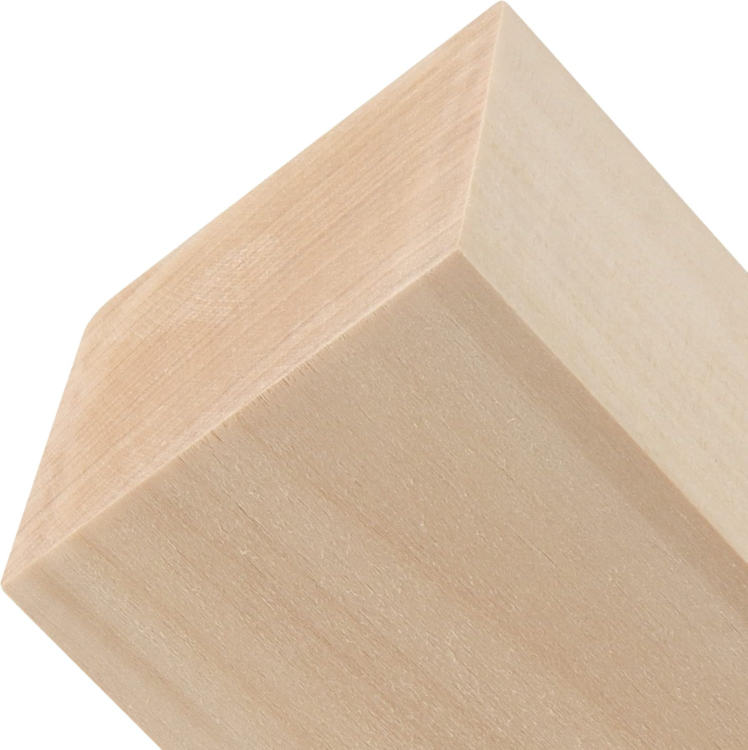 KEILEOHO 4 Pack 6 x 3 x 3 Inches Basswood Carving Blocks, Unfinished Whittling Blocks, Soft Wood Blocks, Kiln Dried Wood Carving Kit for Beginners, Experts, DIY'ers
