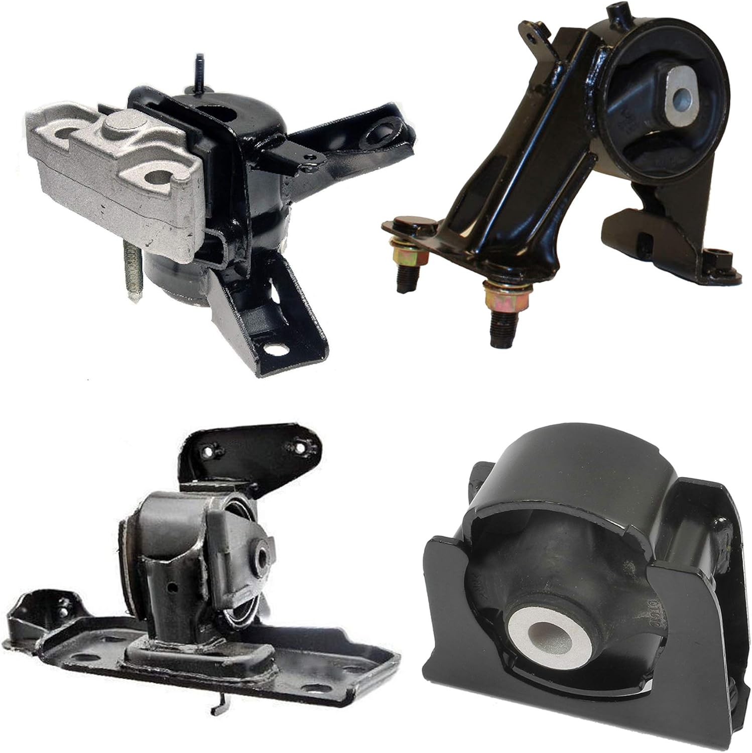 Engine Motor and Transmission Mount Set of 4PCS Compatible with Toyota 06-08 RAV4 2.4L 2WD 2006 2007 2008 62012 62083 62050 62064