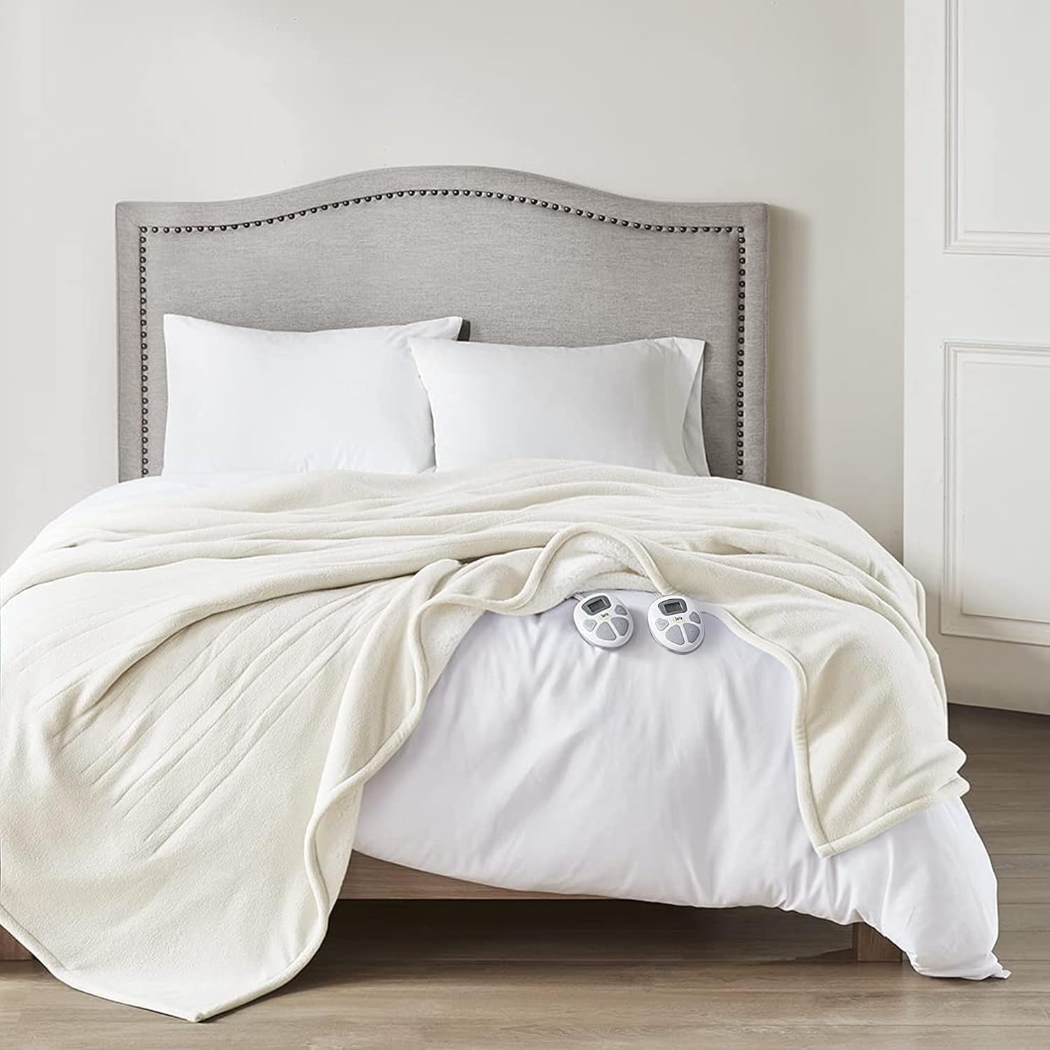 Serta Heated Blanket Reversible Fleece to Sherpa Electric