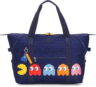 Kipling Pac-Man ボストンバッグ ネイビー Kipling Pac-Man ボストンバッグ ネイビー ☆美品 Kipling
